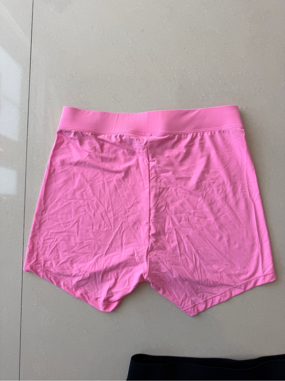 Spandex Pink & Black Active Bike Shorts Duo - Picture 8 of 8